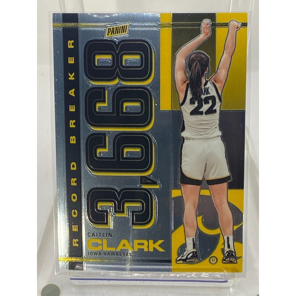 2024 Panini Caitlin Clark Collection Chrome NCAA Record RB-CC